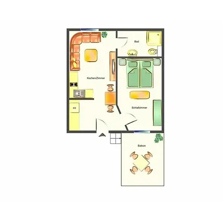 5 Seebar In Haus Seestrasse Apartmán